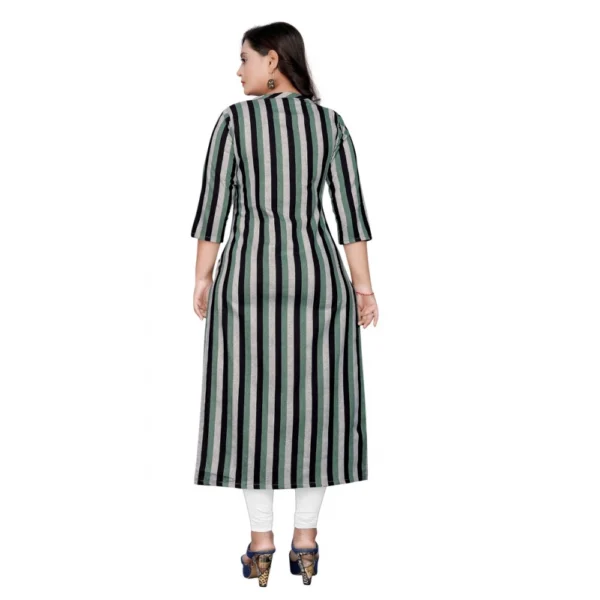 Women's Cotton Printed Straight Kurti (Multi Color)