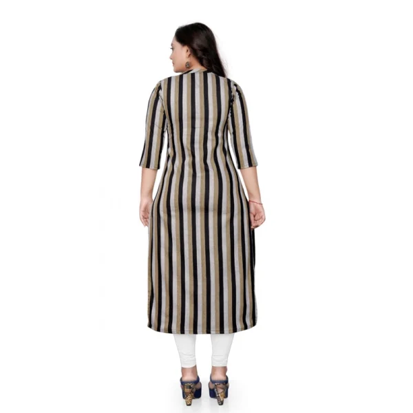 Women's Cotton Printed Straight Kurti (Multi Color)