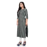 Women's Cotton Printed Straight Kurti (Multi Color)