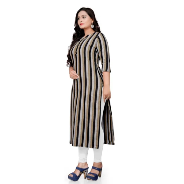 Women's Cotton Printed Straight Kurti (Multi Color)