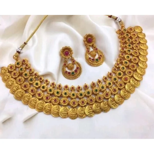 Women's Jewellery Set (Red And Green, Free Size)