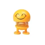 4 Pcs Set_Moving Head Smiley Spring Doll (Yellow)