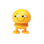 4 Pcs Set_Moving Head Smiley Spring Doll (Yellow)