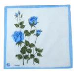 Pack Of_12 Flower Fashion Small Size Handkerchiefs (Color: Assorted)