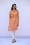 Chanderi Kurta with Jacket set