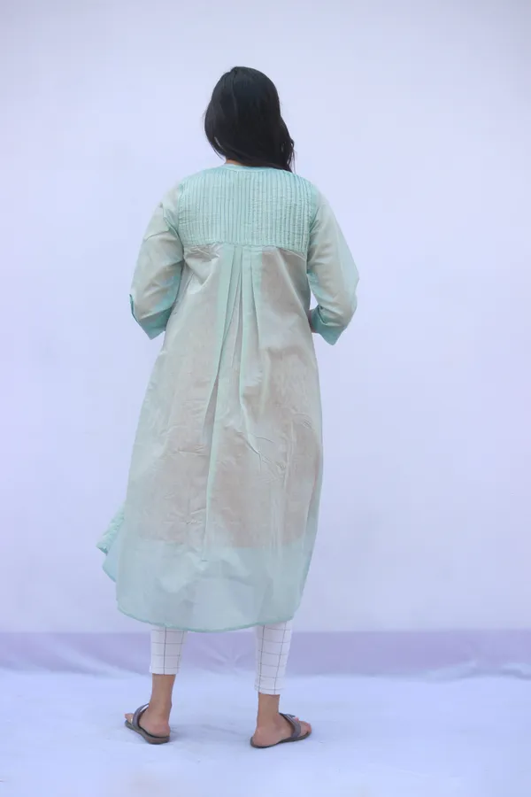 Chanderi Kurta with Jacket set