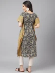 Yellow Cotton kaftan