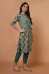 Cotton Kurta with Jacket Set