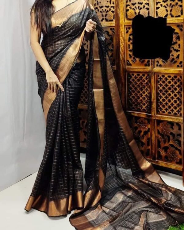 Bhagalpuri zari Silk saree