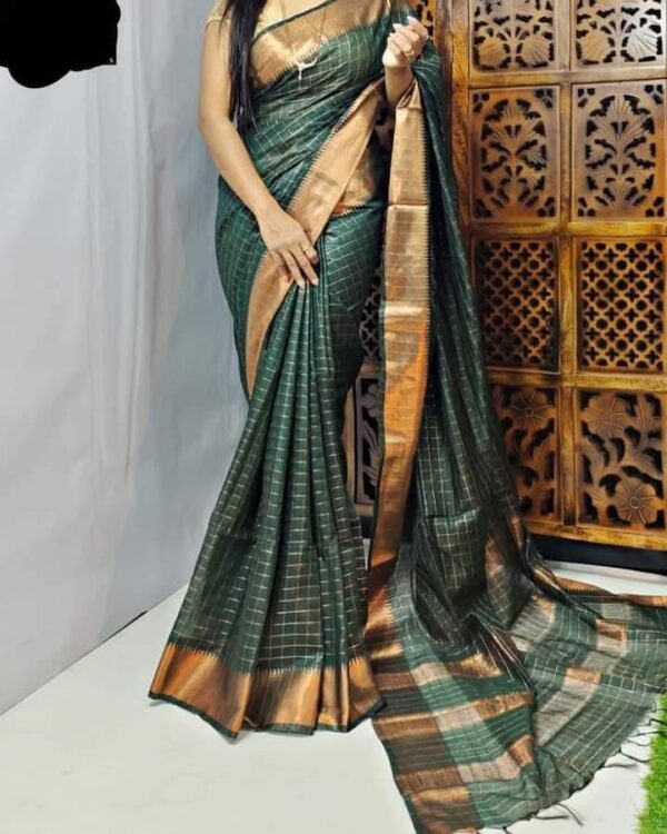 Bhagalpuri zari Silk saree