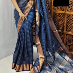 Bhagalpuri zari Silk saree