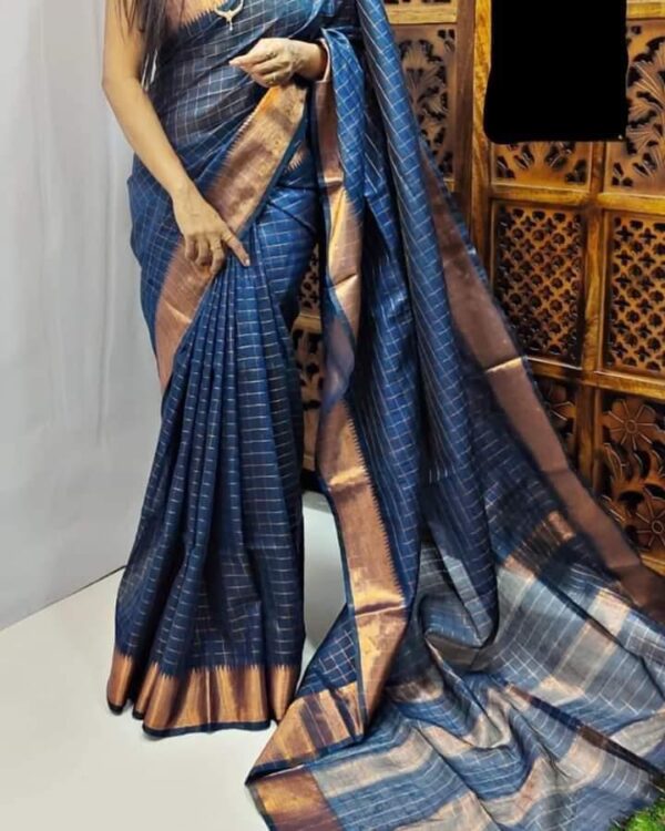 Bhagalpuri zari Silk saree