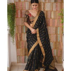 Bhagalpuri zari Silk saree