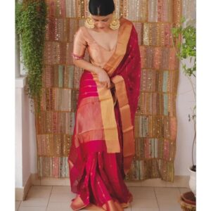 Bhagalpuri zari Silk saree