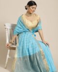 Bhagalpuri zari Silk saree