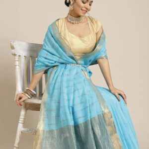 Bhagalpuri zari Silk saree