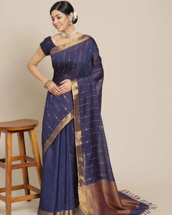 Bhagalpuri zari Silk saree