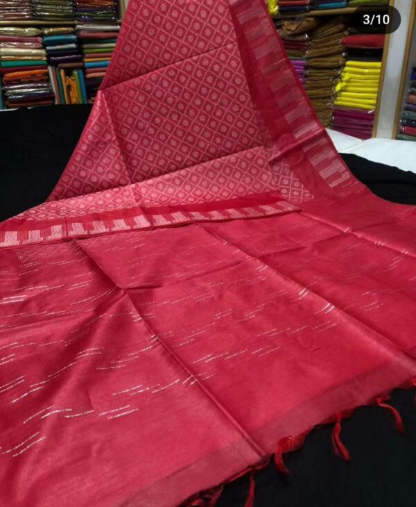 Zari made Cotton Silk Saree