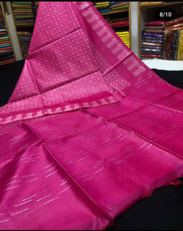 Zari made Cotton Silk Saree