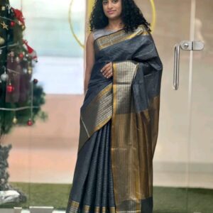 Zari made Cotton Silk Saree