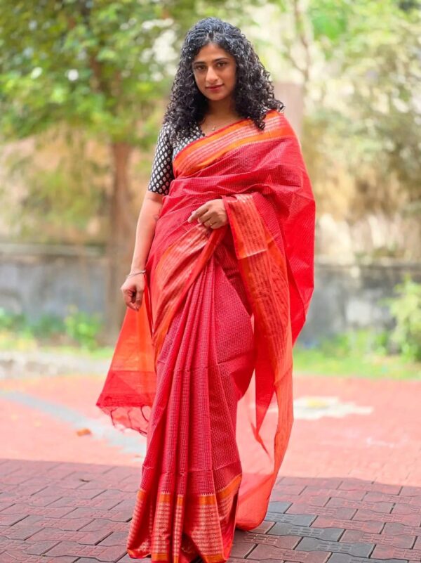 Zari made Cotton Silk Saree
