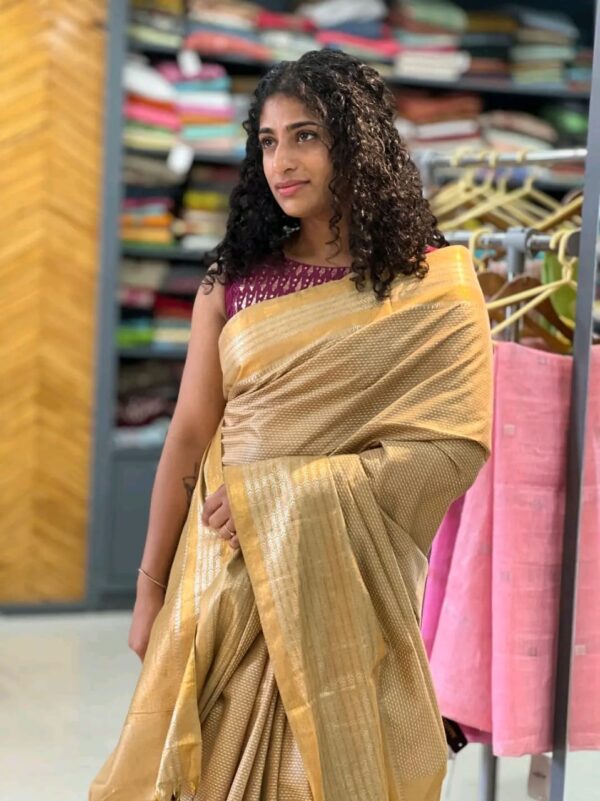 Zari made Cotton Silk Saree
