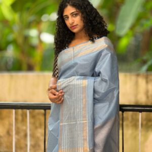 Zari made Cotton Silk Saree
