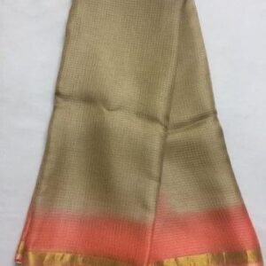 Kota doria zari border saree