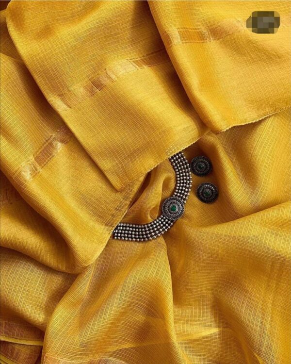 Kota doria zari border saree