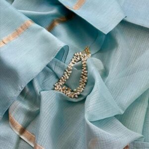 Kota doria zari border saree