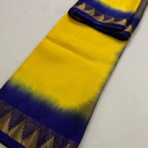 Kota doria zari border saree