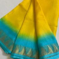 Kota doria zari border saree