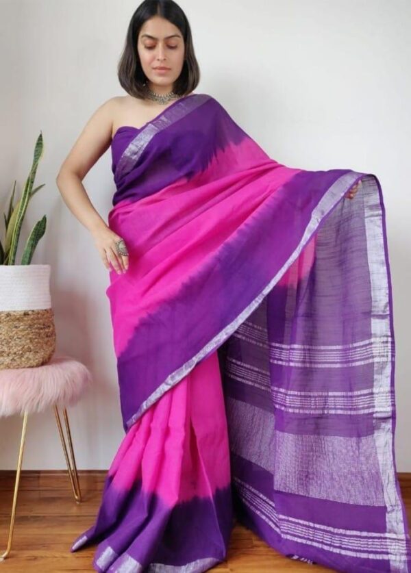 Dyed Washed Saree