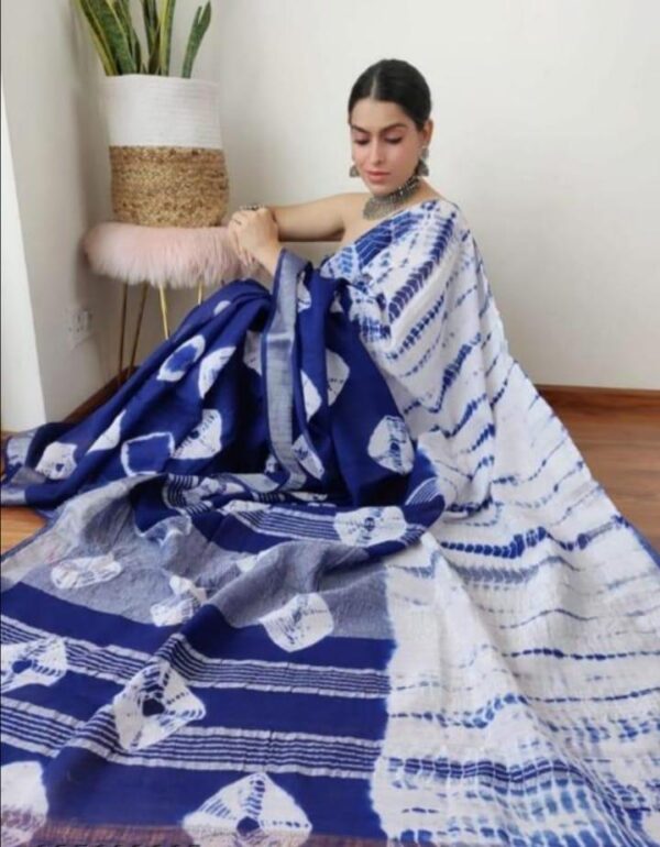 Dyed Washed Saree