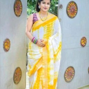 Dyed Washed Saree