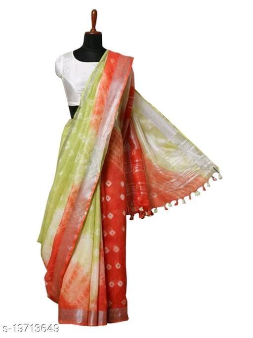 Dyed Washed Saree