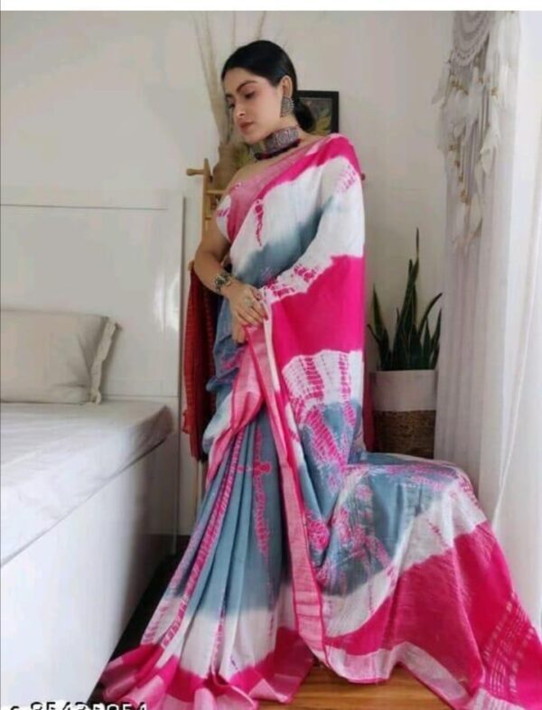 Dyed Washed Saree