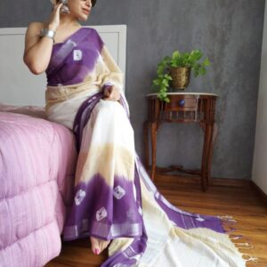 Dyed Washed Saree