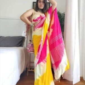 Dyed Washed Saree