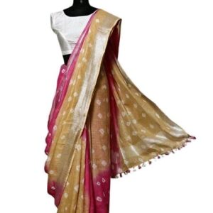 Dyed Washed Saree