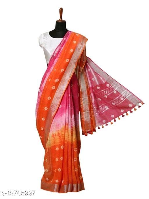 Dyed Washed Saree