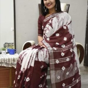 Dyed Washed Saree