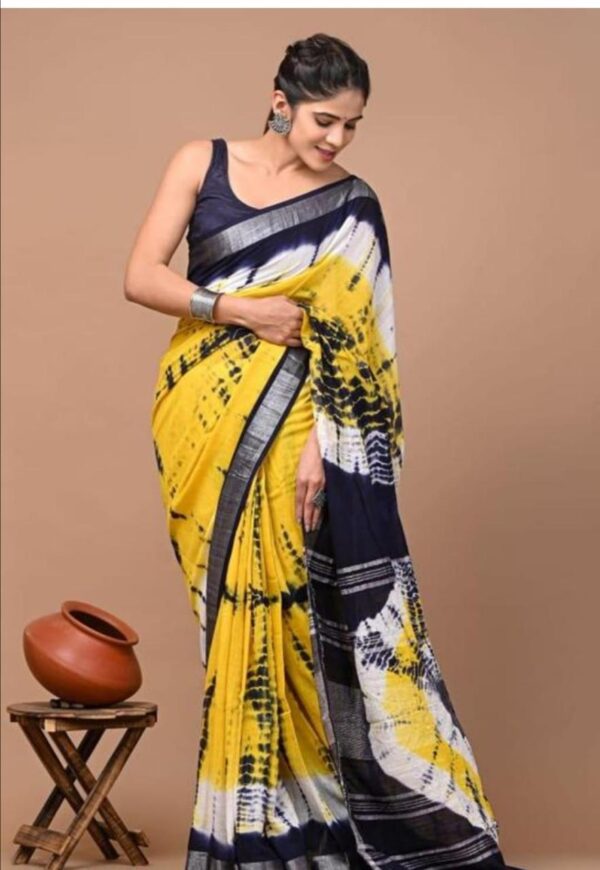 Dyed Washed Saree