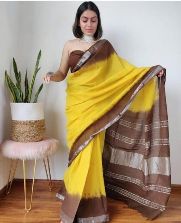 Dyed Washed Saree