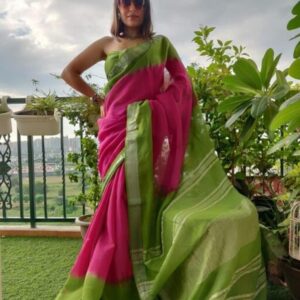 Dyed Washed Saree