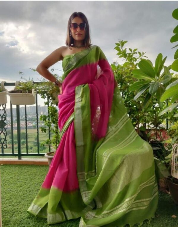 Dyed Washed Saree