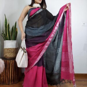 Dyed Washed Saree
