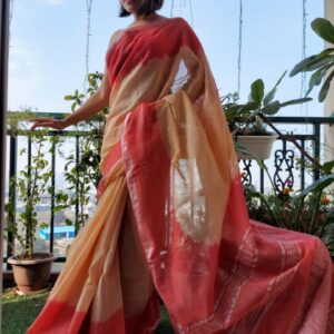 Dyed Washed Saree
