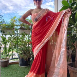 Dyed Washed Saree