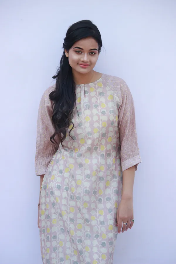 Pink Chanderi Raglaan Sleeves Pink Kurta